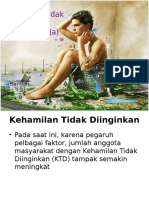 Kehamilan Tidak Diinginkan (Pada Remaja)