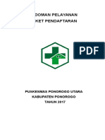Download Pedoman Pelayanan Loket Pendaftaran by Farouk Afero SN340475740 doc pdf