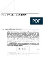 Wave Function and Schrodinger Equation (Lec1)