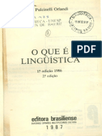 O Que é Linguistica