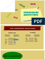 possessice adjctives