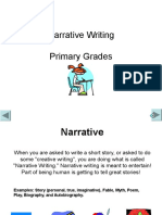 Writing Narrative Primary