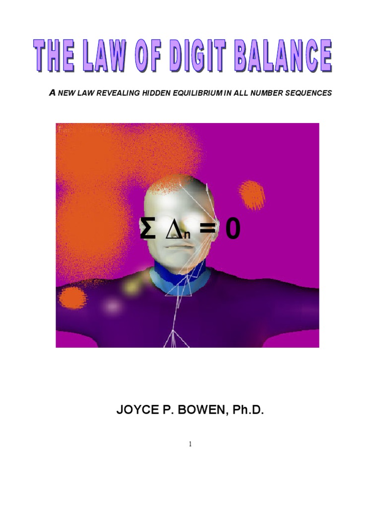 The Law of Digit Balance | PDF | Prime Number | Numbers