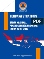 Rancangan Renstra BNPB 2015-2019 26112015 PDF