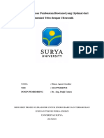 Optimalisasi Pembuatan Bioetanol Mengunakan Ultrasonic Transducer