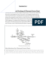 Construction and Working of Thermal Power Plant