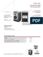 CMS 40 Specification Sheet 2960 PDF