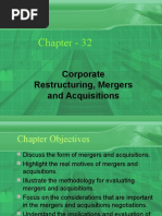 Chapter - 32: Corporate Restructuring, Mergers and Acquisitions