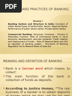 Principles and Practices of Banking