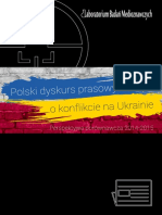 Polski dyskurs prasowy o konflikcie na Ukrainie. Perspektywa porównawcza 2014-2015