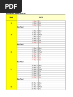 Production Plan May-2015 All Numbers Below Are in M3 Week Date