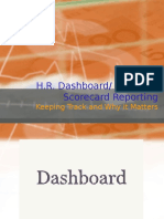 H.R. Dashboard/ Balanced Scorecard Reporting: Keeping Track and Why It Matters