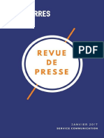 Janvier 2017 // Revue de Presse