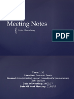 Meeting Notes Week 3