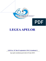 LEGEA APELOR coperta