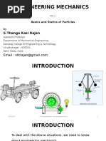 Engineering Mechanics: S.Thanga Kasi Rajan