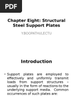 HSS Base Plate Design for Compression | PDF | Bending | Column