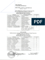 Structura Anului Universitar 2016-2017