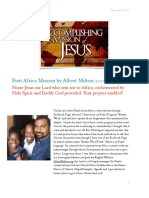 First Africa Mission PDF