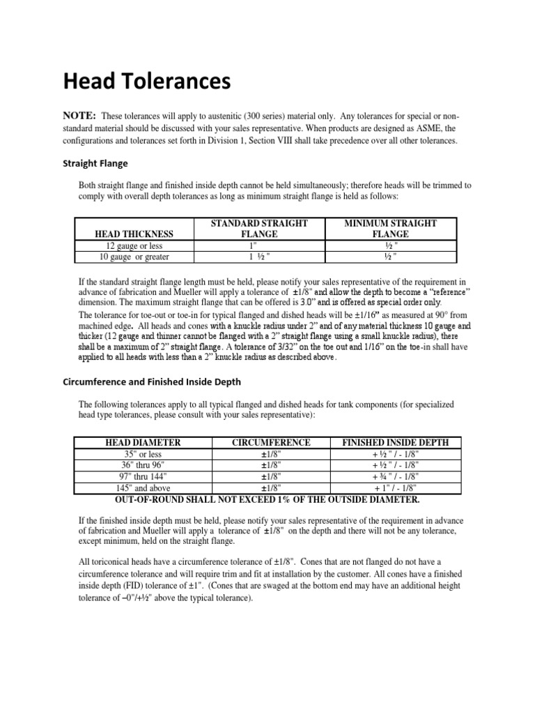 tolerances.pdf | Engineering Tolerance | Mechanical Engineering
