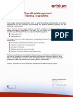 IT Operation Management Programme 2011-08-23
