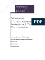 PTC 601 Redesign Proposal Draft