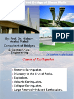 Seismicity and Design of Shear Walls