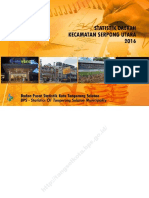 Statistik Daerah Kecamatan Serpong Utara 2016