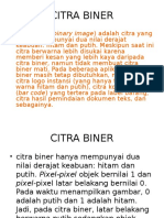 4.1 Citra Biner