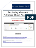 Deploying Microsoft Advanced Threat Analytics - ATA (tuto de A à Z)