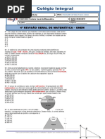 3ª Lista de Revisão Geral Enem 2017