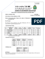 Blue Print of CBSE -XII Maths Board