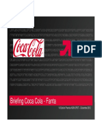 Briefing Coca Cola - Fanta Briefing Coca Cola - Fanta: VI Edición Premios NON SPOT - Diciembre 2012