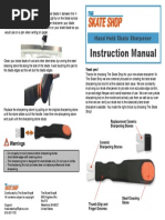 Download Skate Sharpener Instruction Manual by The Shop Group SN340537672 doc pdf