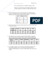 HW 2-28 Inferences Problems