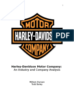 Harley-Davidson Motor Company:: An Industry and Company Analysis