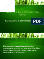Presentasi Biomassa Konversi Termal