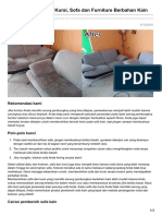 Cara Membersihkan Kursi Sofa Dan Furniture Berbahan Kain - 0856 240 298 36