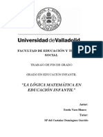 lógica matematica en educacion infantil