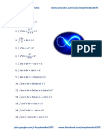 Formulario de Integrales (Matefacil) PDF