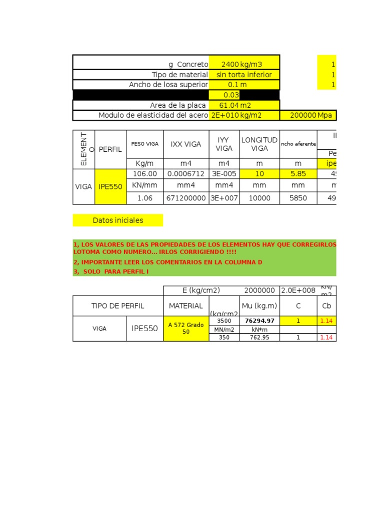 ※masa※ Deflexion de Elementos | PDF | El hombre hace Materiales