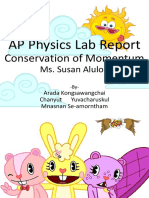 AP Physics Lab Report: Ms. Susan Alulod