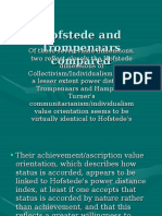 Hofstede and Trompenaars Compared