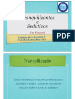 1 - Tranquilizantes e Sedativos