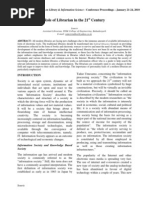 Download Role of Librarian in the 21st Century by Somvir by Somvir SN34056683 doc pdf