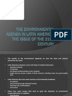 The Environmental Agenda in Latin America