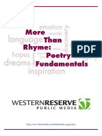 More Than Rhyme Poetry Fundamentals Teacher Guide