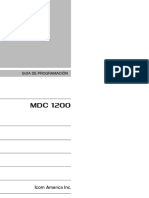 Guia de Programación MDC 1200 Icom