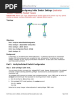 2.2.3.4 Packet Tracer - Configuring Initial Switch Settings - ILM