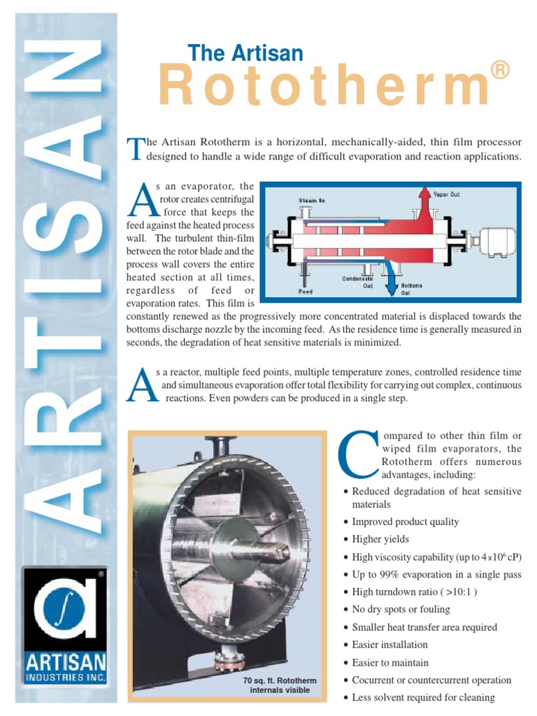 Rototherm PDF | PDF | Thin Film | Evaporation